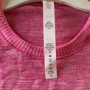 Lululemon Brand new long sleeve Pnk Top. With tag